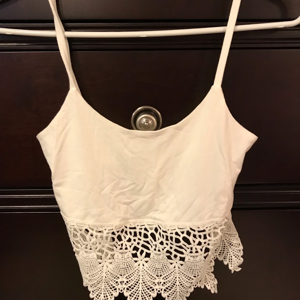 White Crop Top